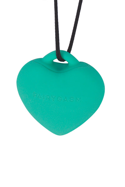 Stimulateur pendentif PleasureStone vert - FairyGasm