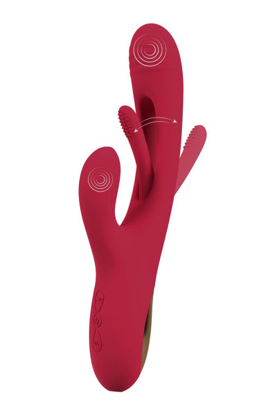 Vibro rabbit avec langue oscillante - Sweet Smile