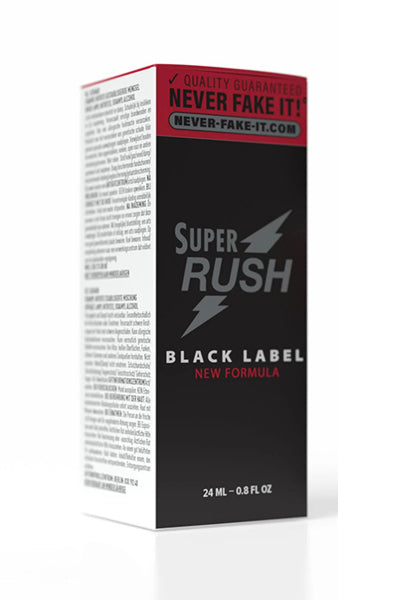 Poppers Super Rush Black Label Aluminium 24ml