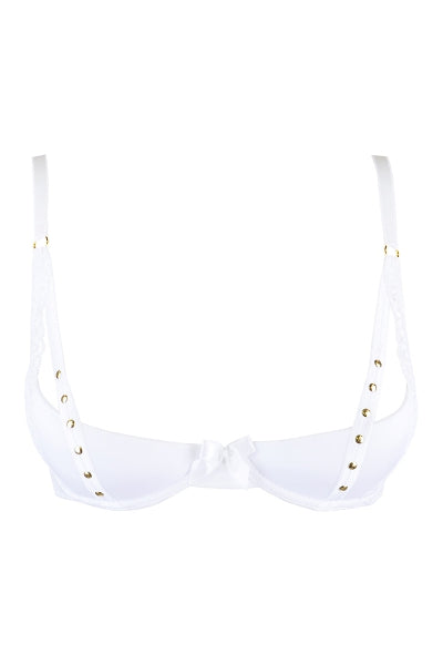 Soutien-gorge seins nus blanc V-9791 - Axami
