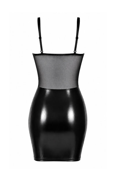 Mini robe Do Not Disturb F409 - Noir Handmade