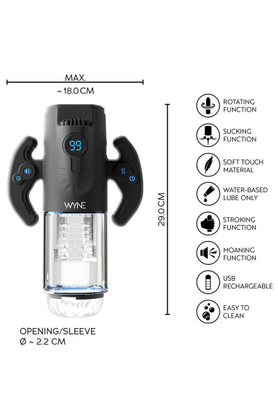 Masturbateur Premium 4 fonctions WYNE n°11