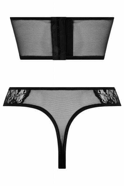 Ensemble bustier et string Tiara - Christine