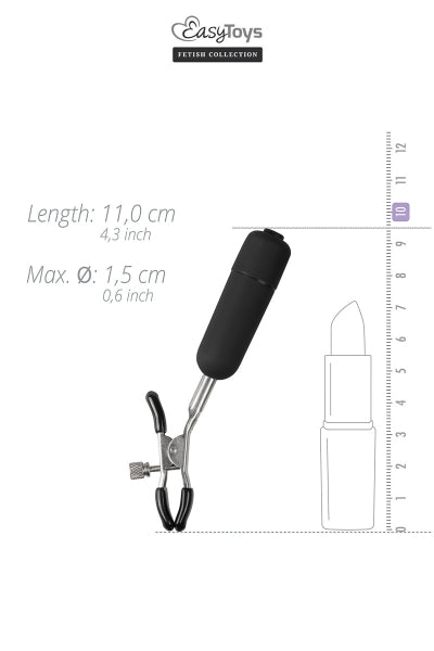Pinces à tétons vibrantes - Easytoys Fetish Collection