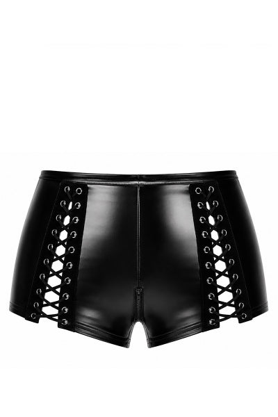 Short lacé Do Not Disturb F411 - Noir Handmade