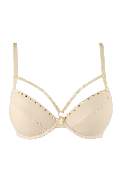 Soutien-gorge push-up beige V-10341 - Axami