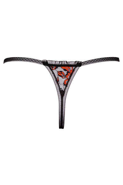 String dentelle ouvert bicolore - Cottelli LINGERIE