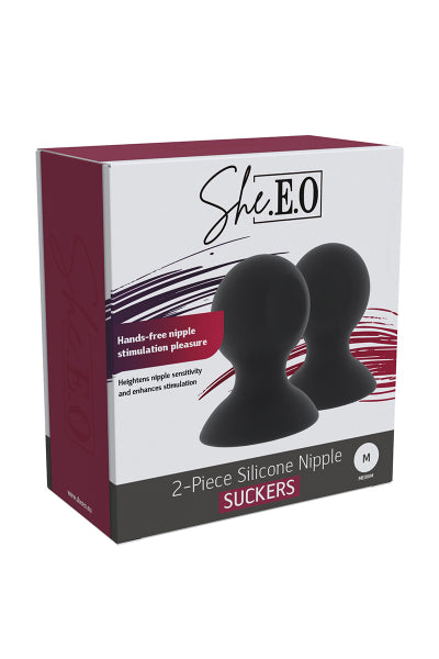 Suceurs de mamelons en silicone taille M - She.E.O
