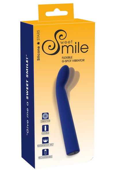 Vibro point G flexible 18,6 x 2,5 cm - Sweet Smile