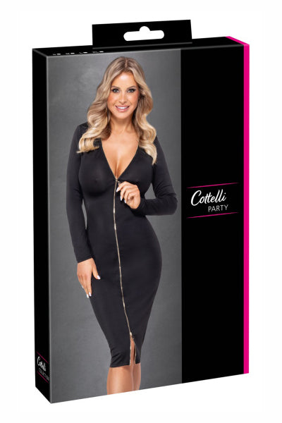 Robe noire à manches longues - Cotelly Party