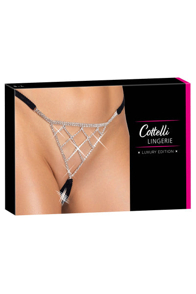 String ouvert strass - Cotelli Lingerie