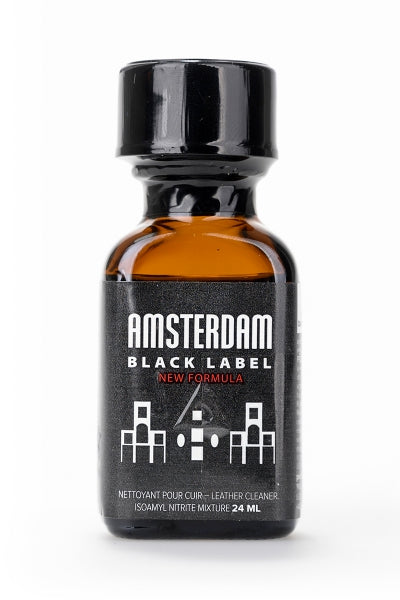 Poppers Amsterdam Black  label 24ml