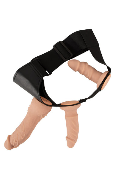 Gode-ceinture 3 dildos multi-positions - You2Toys
