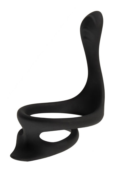 Cock & Ball Ring liquid silicone avec écarteur de périnée - Erecto