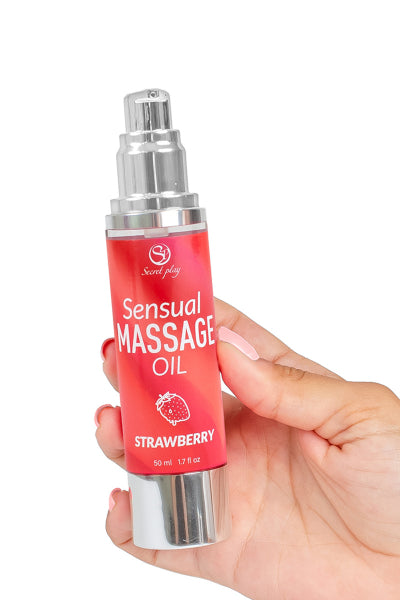 Huile de massage Fraise - Secret Play