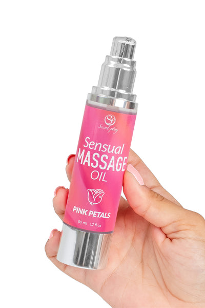 Huile de massage Pétales de Rose - Secret Play
