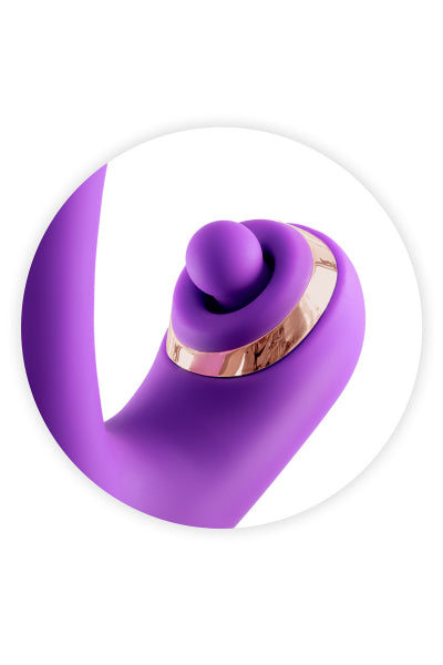Vibromasseur rabbit 3-en-1 Joyfully violet - Yoba