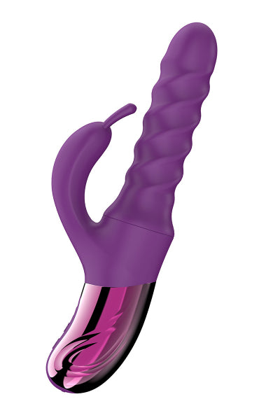 Vibro Swirl Rabbit Thrusting Vibrator - She.E.O