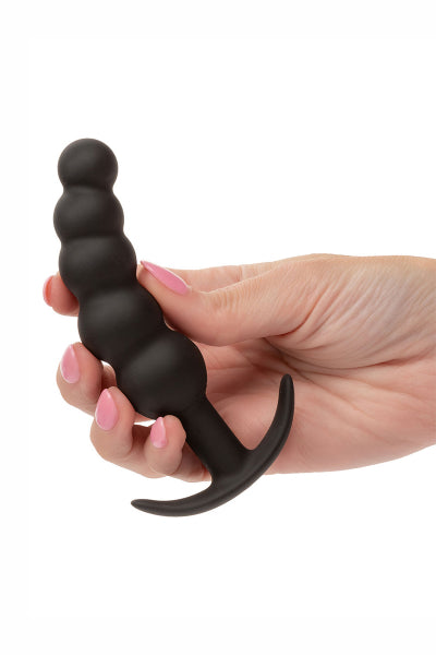 Plug anal Vibrant avec 5 perles - Calexotics