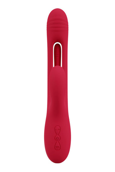 Vibro rabbit avec langue oscillante - Sweet Smile