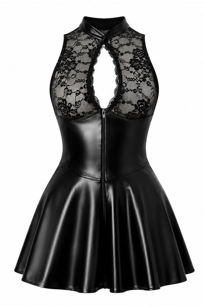 Mini robe One More Kiss F404 - Noir Handmade