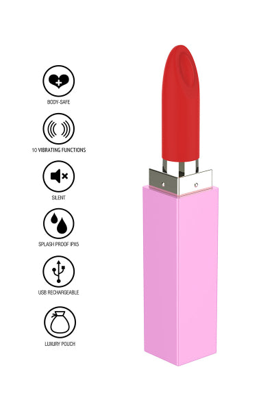 Mini vibro rouge à lèvres Sealed With A Kiss - Xocoon
