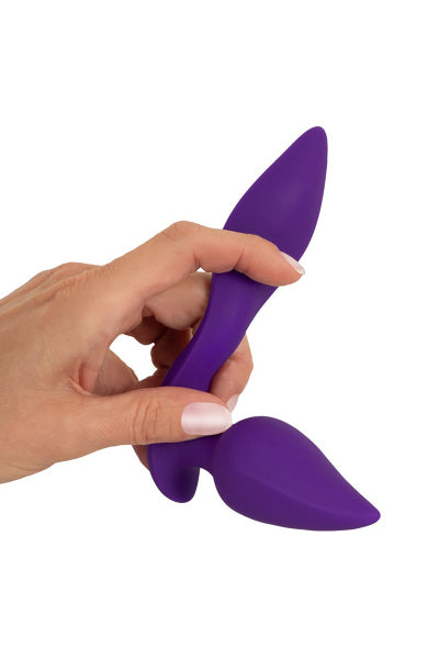 Plug et stimulateur externe vibrant 2 en 1 - Sweet Smile