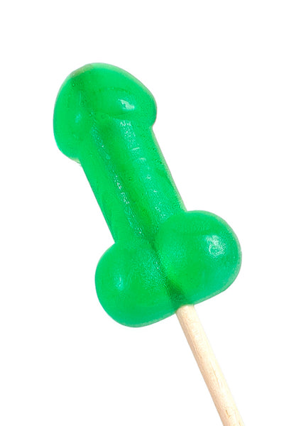 Présentoir de 40 sucettes pénis à la menthe avec effet rafraichissant