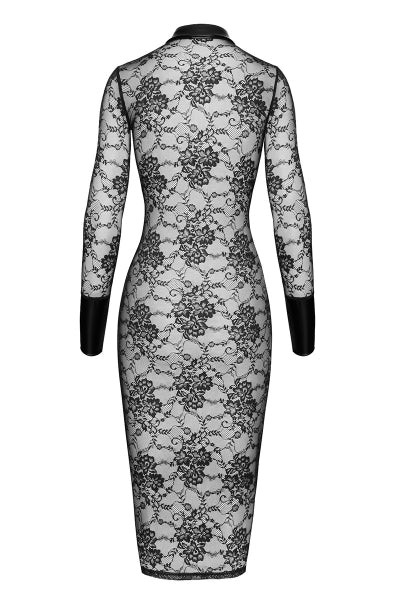 Robe fourreau Noirelle F376 - Noir Handmade