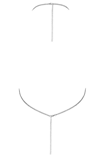 Top en métal argenté - Cottelli ACCESSOIRES