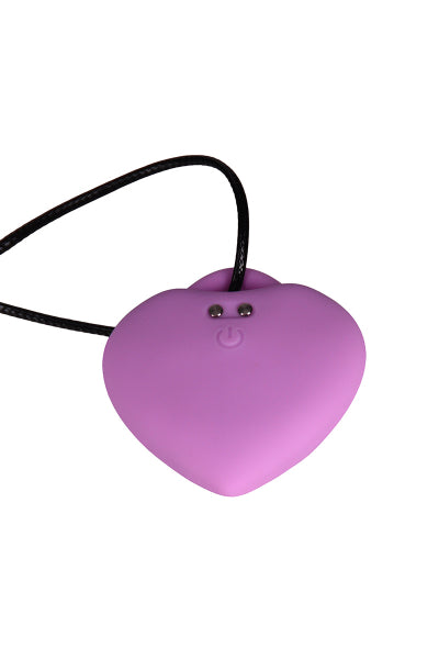 Stimulateur pendentif PleasureStone violet - FairyGasm