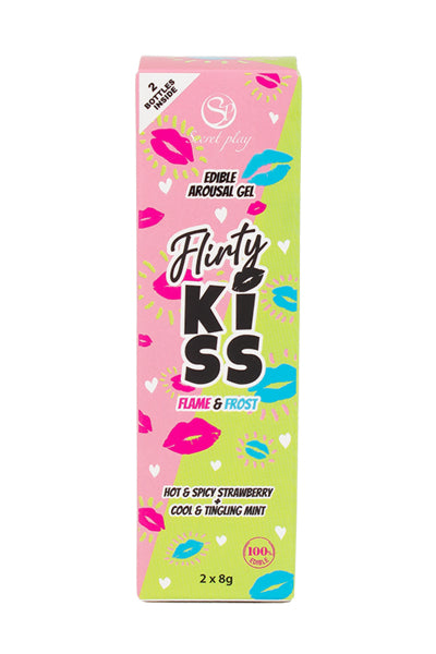 Pack 2 gels pour sexe oral Flirty Kiss - Secret Play